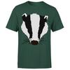 Badger Animal Face Ani Mates Unisexs Funny Novelty TShirt OrP1A2