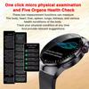 2025 New High-precision ECG Blood Lipids Uric Acid Risk Assessment Smart Watch Pulse Body Fat BP Dynamics Health Monitor