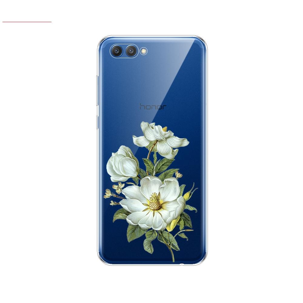 Чехол для Huawei Honor V10 VIEW 10, мягкий силиконовый чехол из ТПУ на заднюю панель телефона для Huawei Honor 10, чехол Etui, защитный чехол с принтом