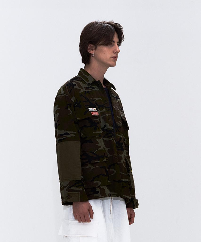 Erer Heritage Military Casual Jacket Khaki