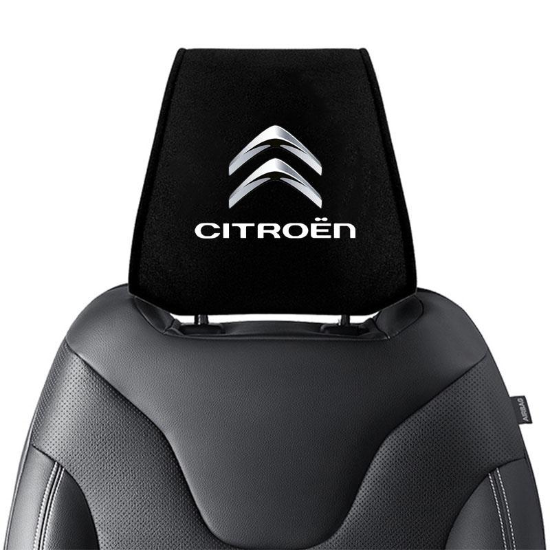 VXCW9 Car Seat Headrest Cover Pillow Case Cushion Neck Cover For Citroen C1 C2 C4 C5 C3 C4L C8 Berlingo Xsara Picasso Accessories