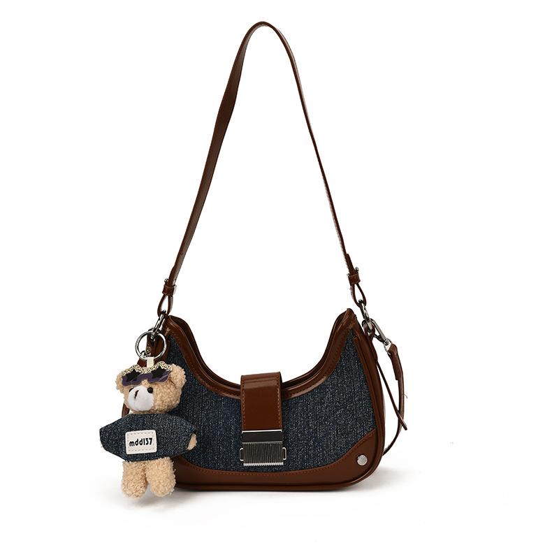 Ретро сумка женская 2025 новая осень и зима универсальная сумка-мессенджер простая в этом году популярная на плечо подмышку сумка-ведро