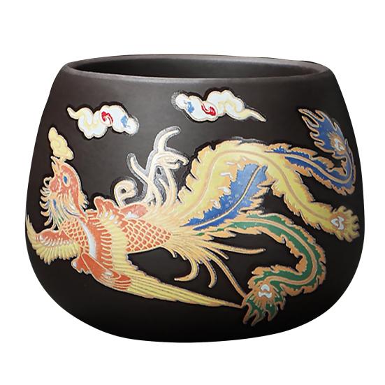 Tea Set Hand-made Dragon And Color-changing Zisha Purple Clay Teapot Phoenix Tea Kettle Premium