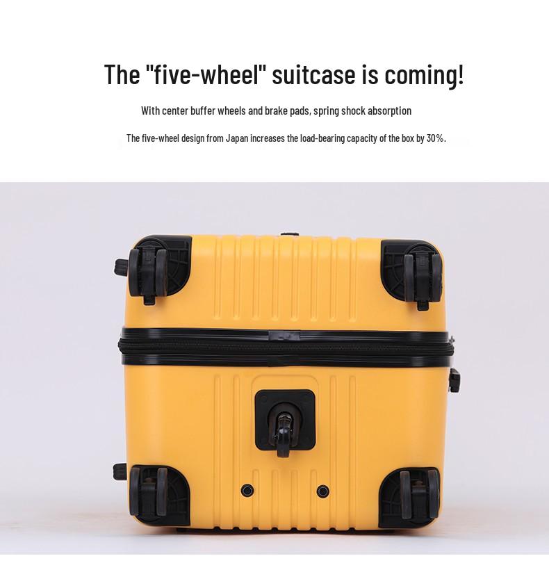 Очень большой антибактериальный чемодан-тележка с 5 колесами и кодовым замком