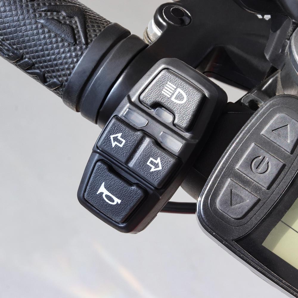 3 In 1 Electric Bike HeadLight Horn Turn Light Switch For Ebike Scooter Switch