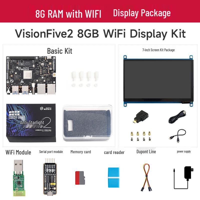 SaiFang VisionFive2: Хост на базе Linux с RISC-V, интегрированным 3D-GPU и несколькими комплектами