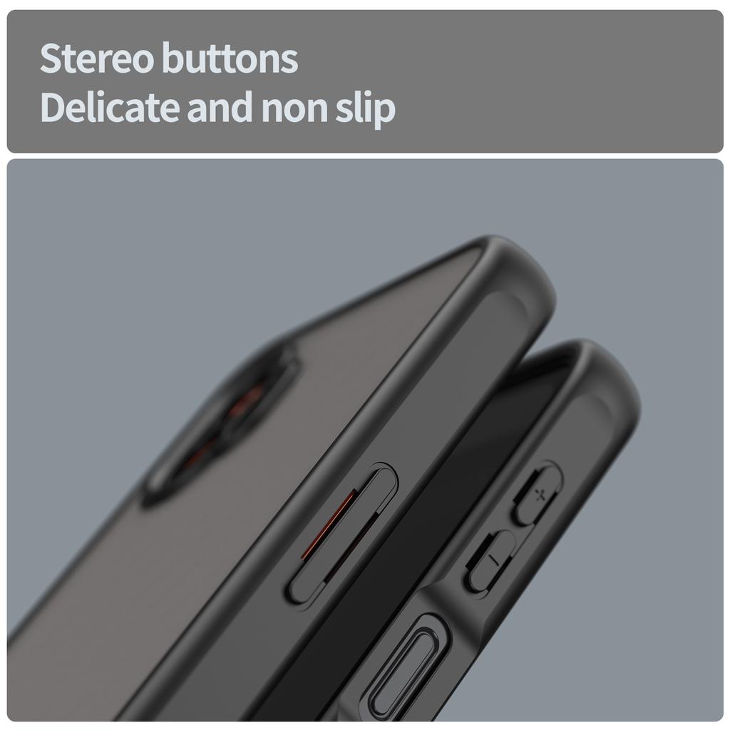 Для Samsung Galaxy XCover7 Pro Чехол Ударопрочный Подушки безопасности Матовый Полупрозрачный ПК+ТПУ Чехол на заднюю панель телефона