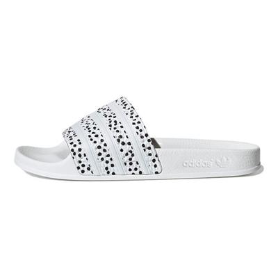 Adilette Slide Polka - Белые женские кроссовки Cloud-White Core-Black FX5922
