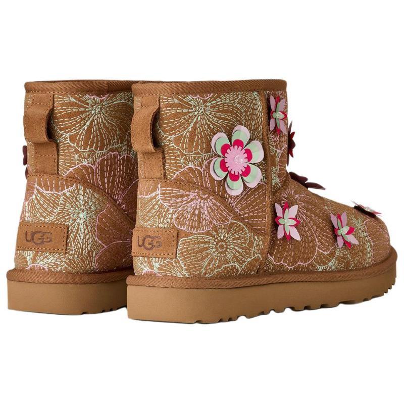 UGG Классические Новинка Термо Снежные Ботинки Женские Каштановые Кроссовки 1181014-CHE