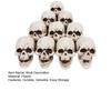 10Pcs Halloween Skeleton Decor Mini Skulls for Party Realistic Skull Props Thrilling Table Decoration