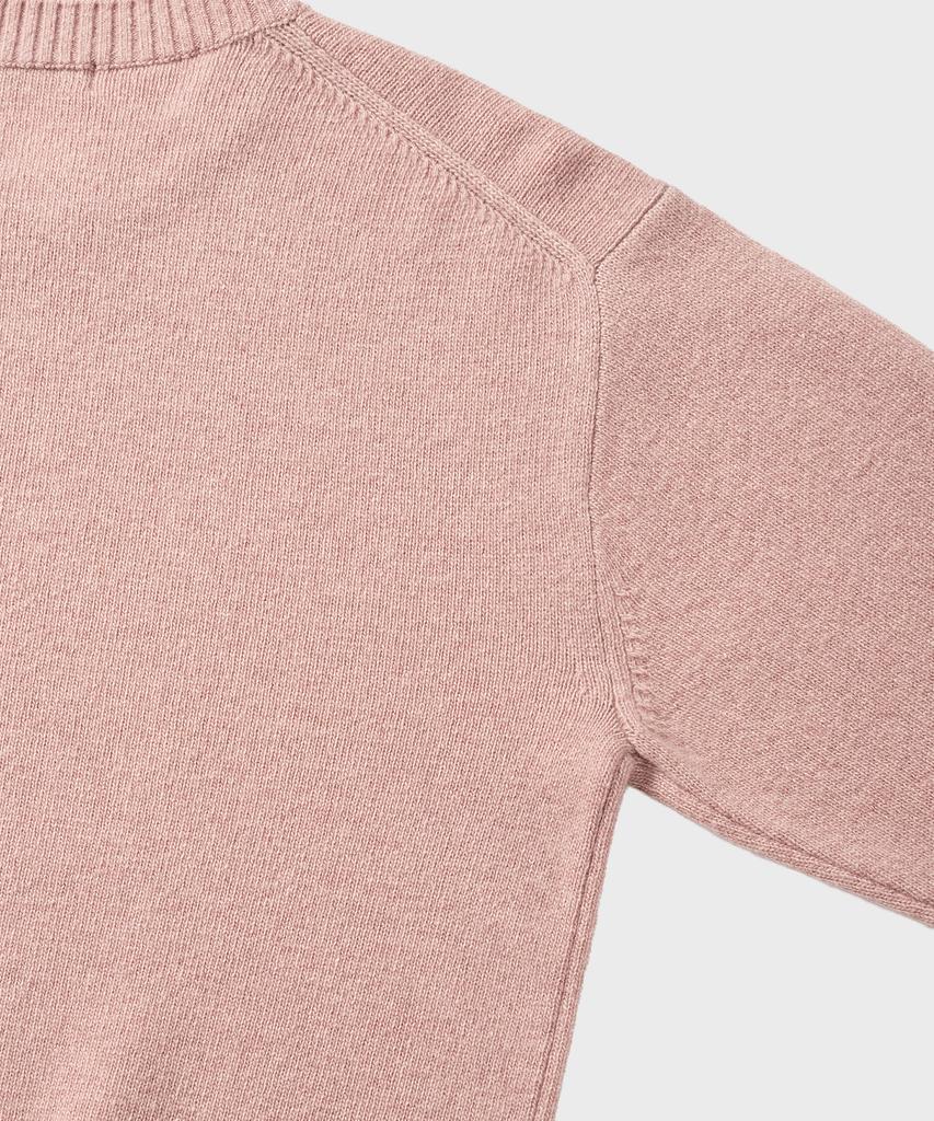 NONBLANK Daily Wool Cashmere Crewneck Knit_Melange Pink