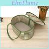 Traditional Bamboo Storage Basket With Handcrafted Design For Kitchen Organization