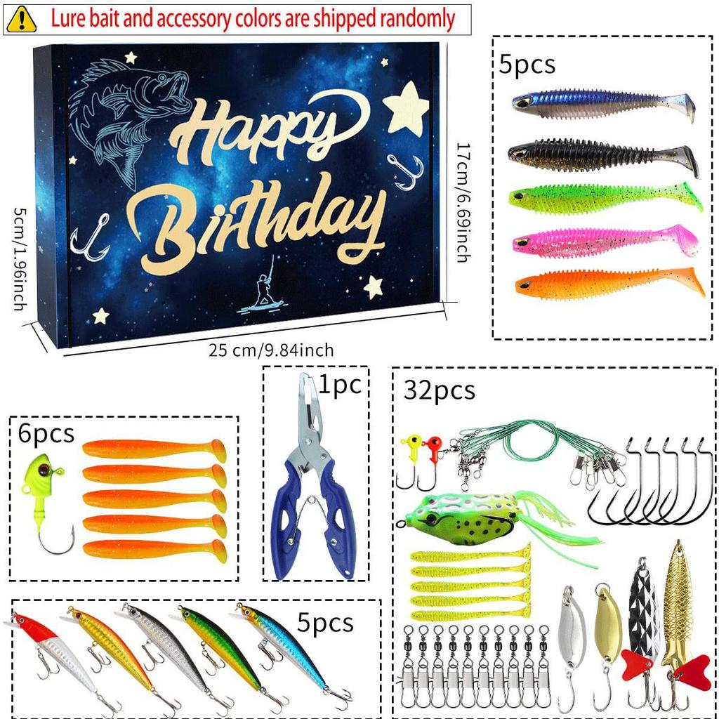 Набор Mystery Рыболовных приманок для окуня и форели - Коллекция Ultimate Bait Box