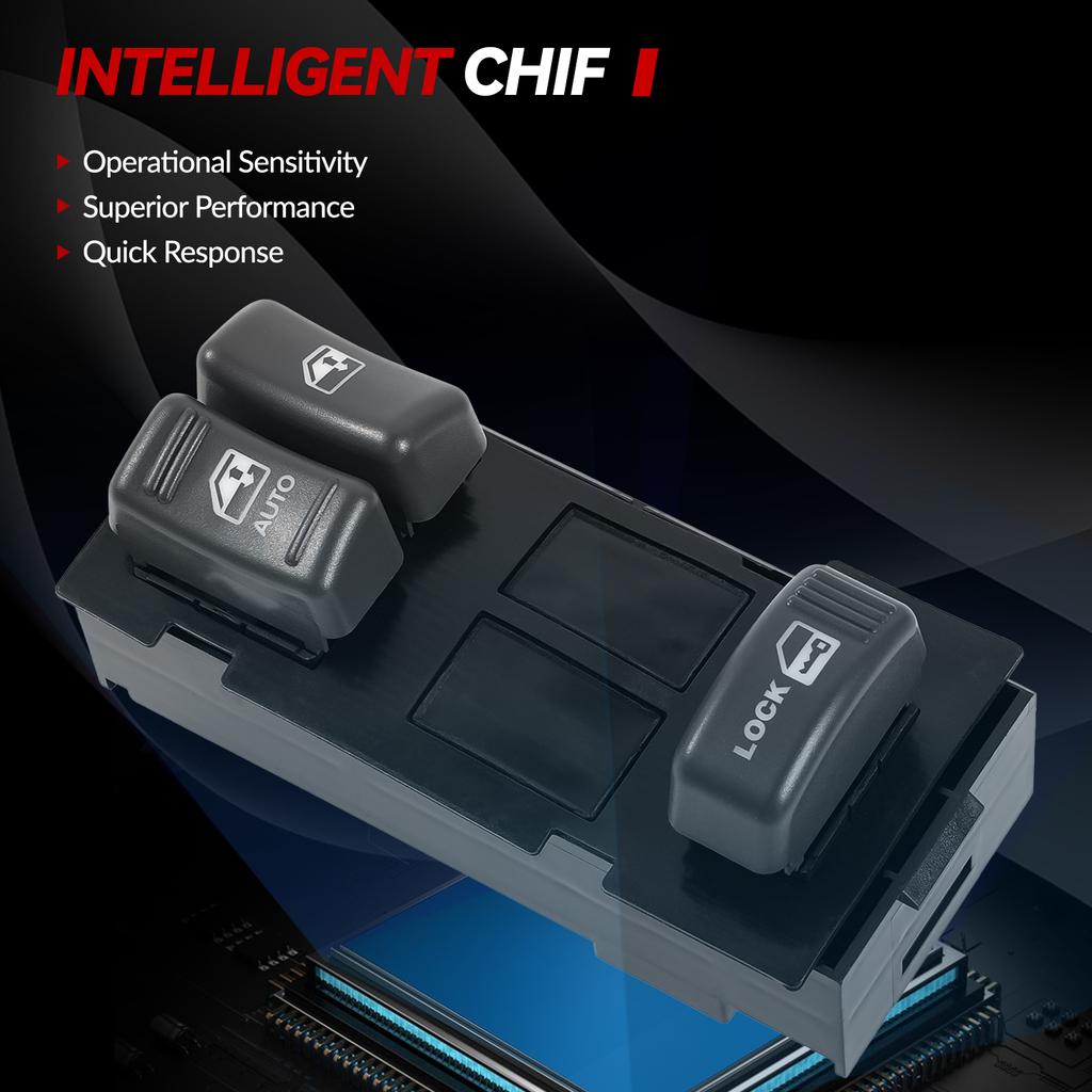 Выключатель блокировки стеклоподъемника двери автомобиля со стороны водителя для GMC C2500 C3500 Jimmy K1500 K2500 Yukon S15 1995 1996 1997 1998 1999 2000