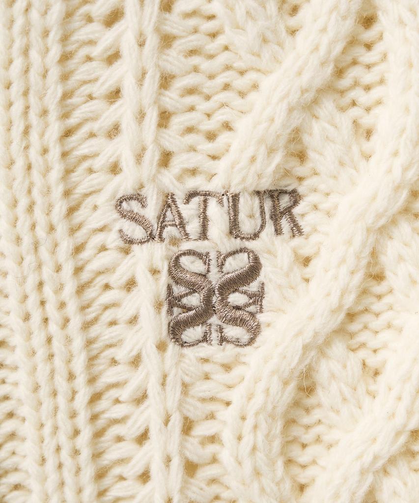 Satur (W) Laughton Cowitchan Knit Cardigan Cream