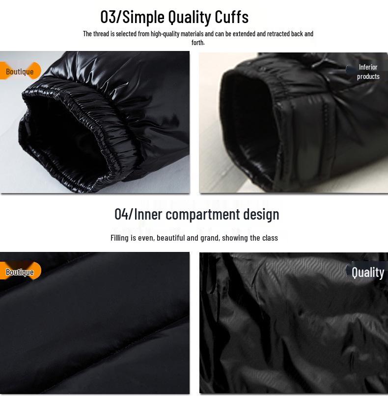 Мужская новая стильная яркая плотная пуховая куртка - Модная короткая куртка для пары