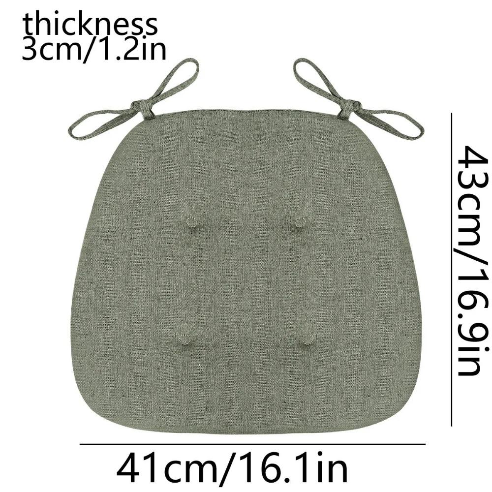 Thickened Dining Chair Cushion Keep Warm Home Use Cushion Universal Seat Pad All Season