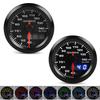 Датчик температуры масла, двойной дисплей, 40-140 градусов Цельсия, 52 мм, 7 цветов, измеритель температуры масла для автомобиля