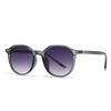  Fashion Round Sunglasses Women Vintage Rivets Punk Men Ins Popular Shades Gradient Sun Glasses UV400
