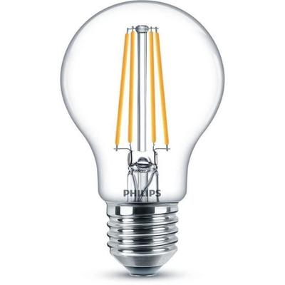 PHILIPS LED Classic 60 Вт Стандартный E27 Теплый белый без диммирования Упаковка из 2 шт.