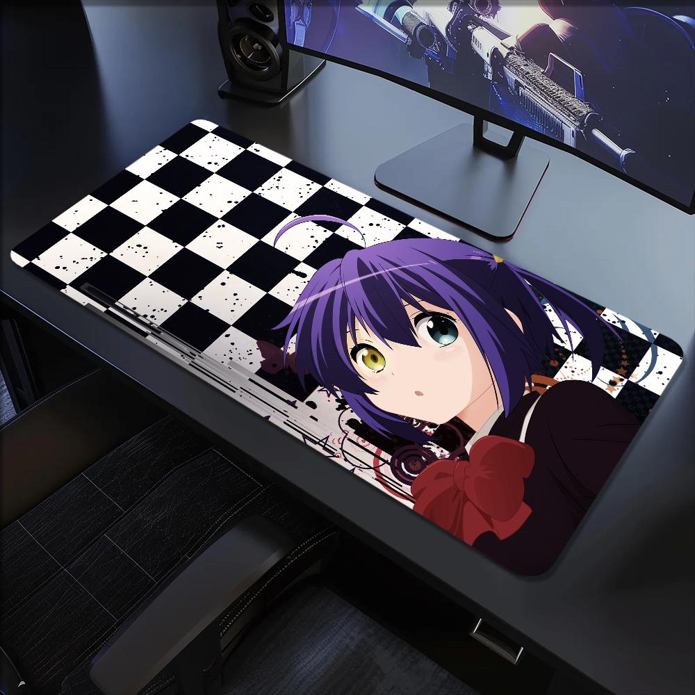 R-Rikka Аниме T-Takanashi Коврик для мыши Нескользящий Утолщенный Коврик для мыши Большой Пишущий Заблокированный Край Игровой Коврик Офис Студент