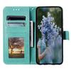 Samsung Galaxy A55 5G Flip Case, Mandala, Green
