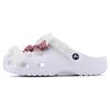 Crocs Классические клоги Lace Puppy SDS EVA Стильные и Универсальные Дырочные Туфли Унисекс Белые