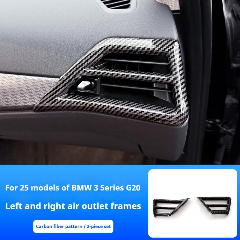 For BMW 2 3 4 Series G42 G20 G22 G23 G26 M3 G80 M4 G82 2024 Car Dashboard Panel Side Air Condition Vent Outlet Cover Trim