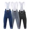 KEMALOCE Men Cycling 3/4 Pants Shorts Blank Blue/Black/Grey 5D Gel Pad MTB Bike Bib Pants Top Quality Quick Dry