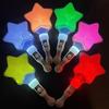 Glowing Five-Pointed Star Cheer Sticks - Custom Party Props