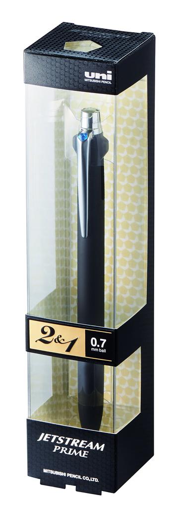 Mitsubishi Карандаш-автомат Jetstream Prime Черный Легко писать Многофункциональный 2&1 0.7 MSXE330007.24