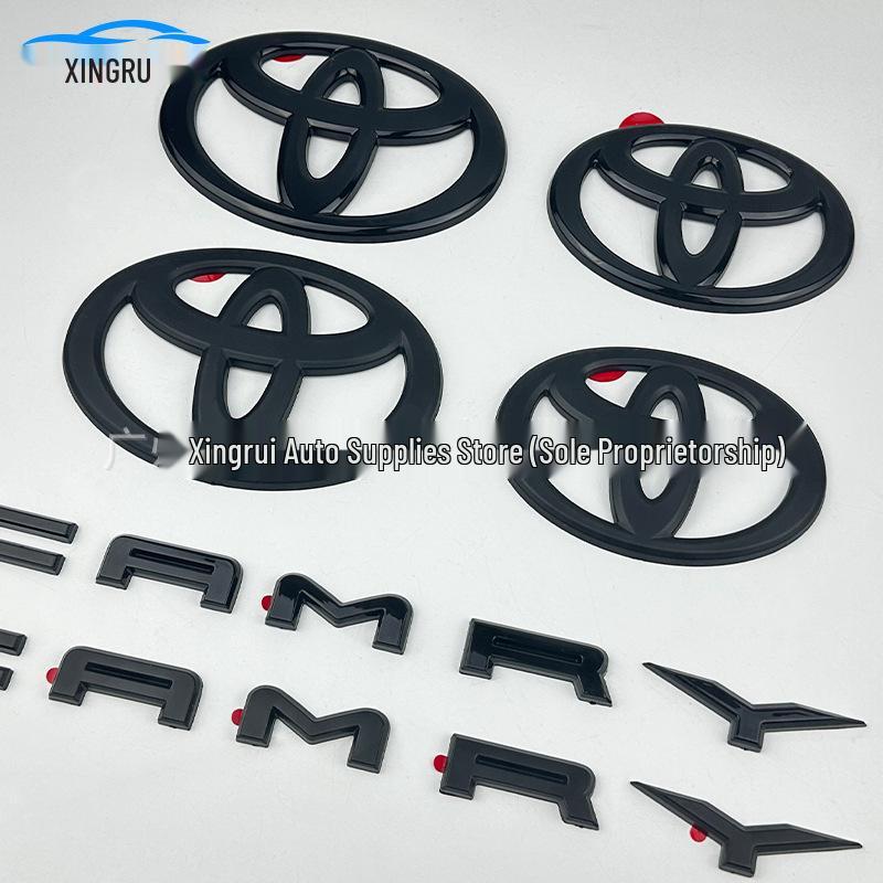Наклейка-эмблема 'Черный Воин' для Toyota Camry 9-го поколения: Крутая и спортивная персонализация