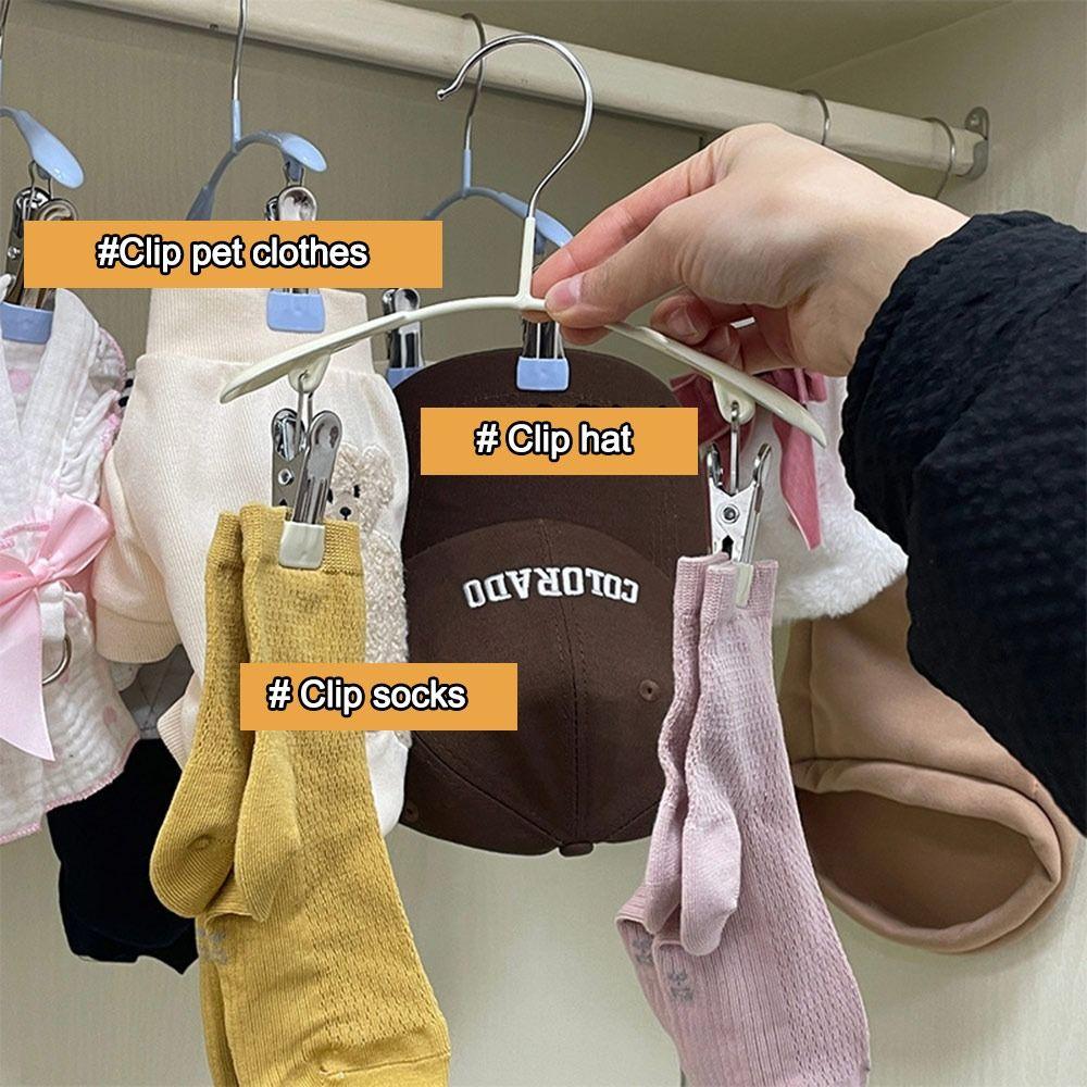 Мини крючок для одежды для питомцев с зажимом, сушилка для одежды, новая детская вешалка