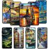 Case For Xiaomi Redmi Note 11t 11s 11 10 8 Pro 9 9s 9t 8t For Mi 10 8 9a 9c 10c 12c K40 K60 Oil Painting Art Water City Venice