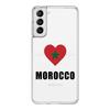 Чехол для телефона с футбольным флагом Марокко для Samsung Galaxy S23 S22 Ultra S20 S21 FE 5G S10 S10E S9 S8 Plus 4G, мягкая прозрачная задняя крышка Couqe