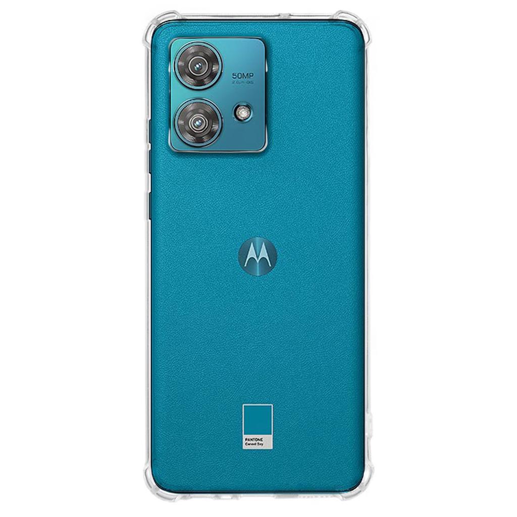 For Motorola Edge 40 Neo 5G Clear Phone Case 1.5mm TPU Shockproof Phone Cover