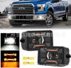 2015-16 Ford Raptor F150 Светодиодные противотуманные фары - Квадратные, Модель для США