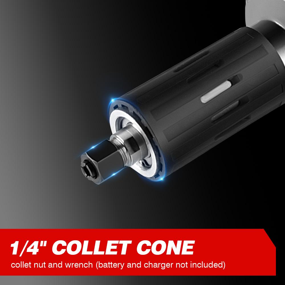 ONEVAN 2000W Brushless Electric Die Grinder 35000RPM 6mm Cordless 4 Gears Variable Grinding Rotary Tools For Makita 18v Battery