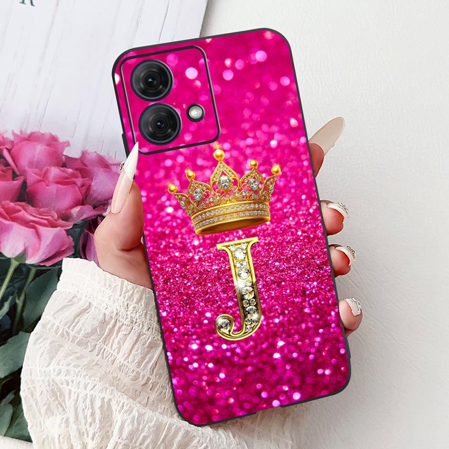 Чехол для Motorola Moto G84 XT2347-1 Новый Роскошный Чехол с Буквами Мягкий Силиконовый Чехол для Телефона Для Moto G54 G 84 MotoG54 MotoG84 5G Оболочка