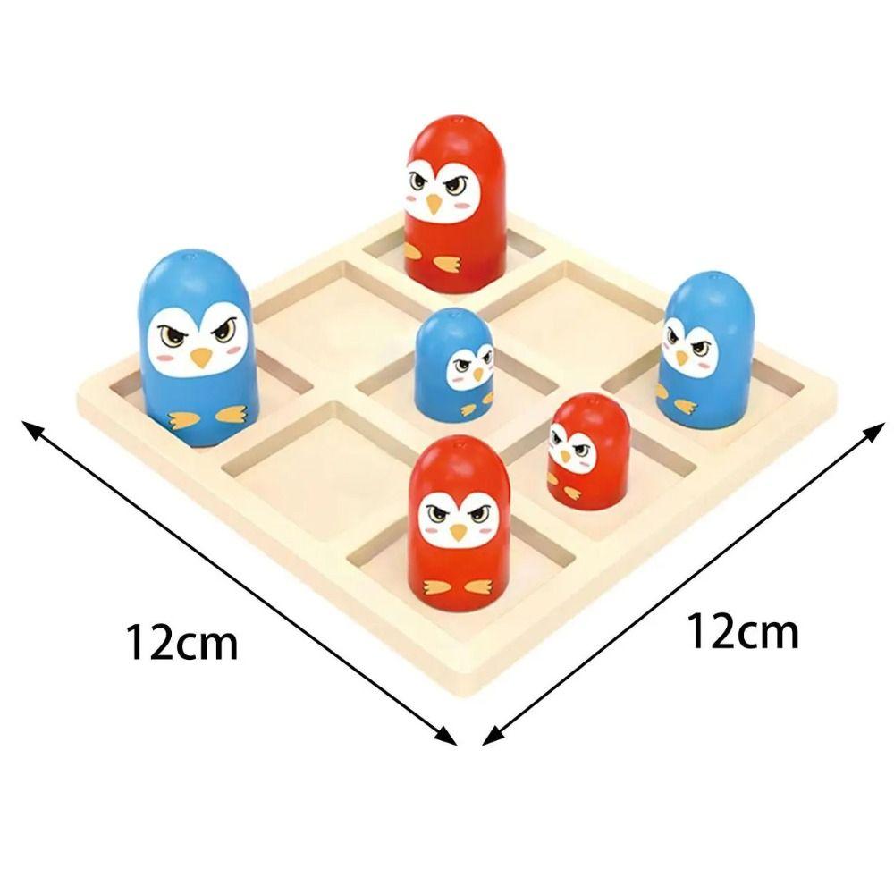 Interactive Tic Tac Toe Board Game 2 Players XO Chess Board Toys  Children/Kids