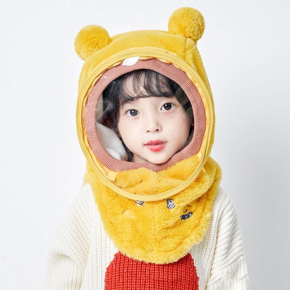 Winter Warm Thick Warm Cap Cotton Winter hat New Fur Windproof Hats  Children