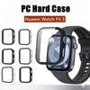 Стеклянный чехол для ПК для смарт-часов Huawei Watch Fit 3 Аксессуары Полное покрытие на Fit3 Защитные жесткие чехлы