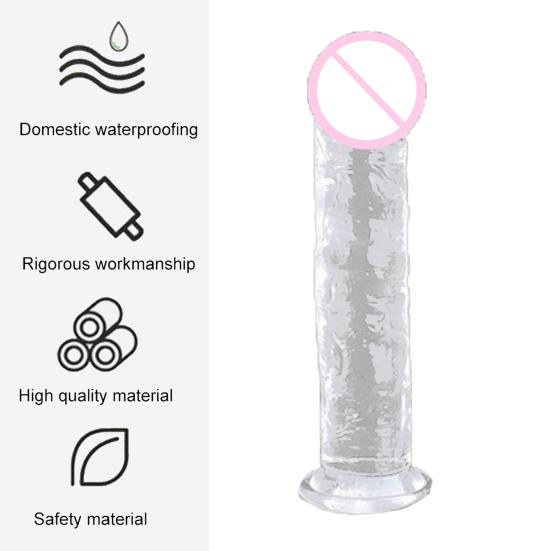 Женский секс-дилдо, мягкая резиновая имитация дилдо, женский массаж точки G, стимуляция, анальный массажер, секс-игрушки для пар, товары для взрослых