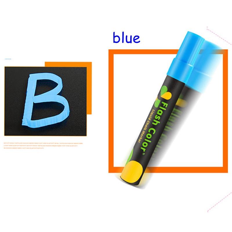 Набор из 8 шт., жидкий меловой маркер, стираемый цветной маркер, флуоресцентный маркер для доски, граффити, светодиодная доска