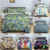 Colorful Feathers Pattern Bedding Set Soft Cozy Duvet Cover Set Luxury King Queen Quilt Cover for Bedroom Decor