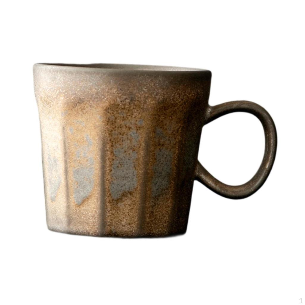 Кружка для кофе Ручная чашка для питья воды Винтажный дизайн Новинка Керамическая посуда Эспрессо Молоко для дома