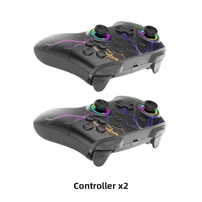 DATA FROG S80 Pro 2PCS Wireless Game Controller For Switch 2 / Switch OLED / Switch Lite Console Gamepad For PC 1