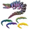 3D Printed Crocodile Toy Articulated Crocodile Ornament with Moveable Joints Anxiety Relief