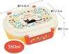 Skater Lunch 1 with Core Dishes Fluffy Kids Antibacterial Made In Ghibli Delivery Jiji Girls QAF2BAAG Children's Box, Tier, 360ml, (Side Container),