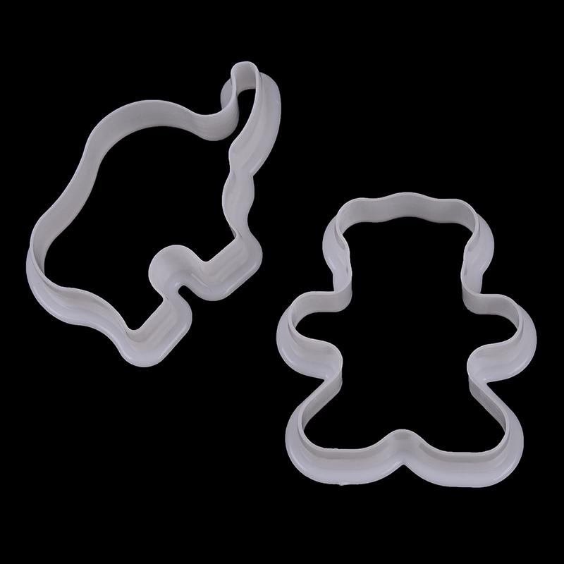 6 шт., пластиковые формочки для печенья с животными, формы для помадки, инструмент для декора торта